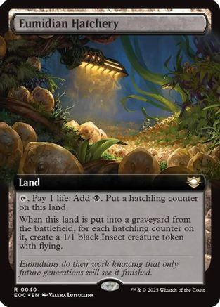 Eumidian Hatchery (Extended Art) (EOC-040) - Commander: Edge of Eternities - Magic The Gathering - Single Cards