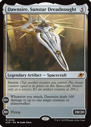 Dawnsire, Sunstar Dreadnought (EOE-238) - Edge of Eternities - Magic The Gathering - Single Cards