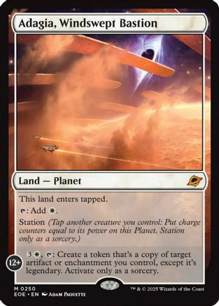 FOIL Adagia, Windswept Bastion (EOE-250) - Edge of Eternities - Magic The Gathering - Single Cards