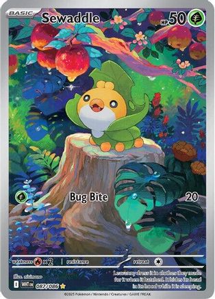 Sewaddle - 087/086 87 - SV White Flare Holofoil - Single Cards