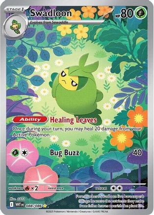 Swadloon - 088/086 88 - SV White Flare Holofoil - Single Cards