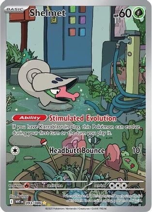 Shelmet - 093/086 93 - SV White Flare Holofoil - Single Cards
