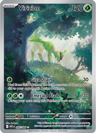 Virizion - 095/086 95 - SV White Flare Holofoil - Single Cards