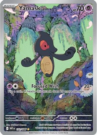 Yamask - 122/086 122 - SV White Flare Holofoil - Single Cards