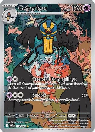 Cofagrigus - 123/086 123 - SV White Flare Holofoil - Single Cards