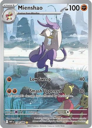 Mienshao - 134/086 134 - SV White Flare Holofoil - Single Cards