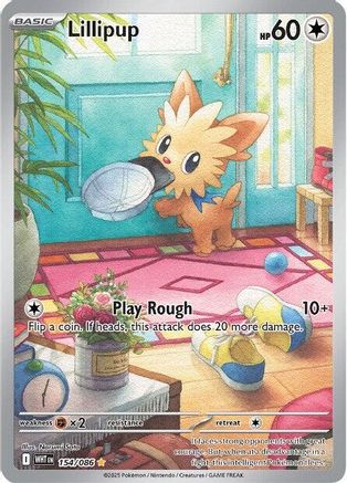 Lillipup - 154/086 154 - SV White Flare Holofoil - Single Cards