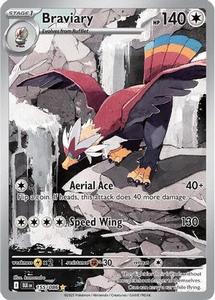Braviary - 155/086 155 - SV Black Bolt Holofoil - Single Cards