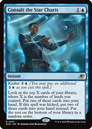 FOIL Consult the Star Charts (EOE-051) - Edge of Eternities - Magic The Gathering - Single Cards