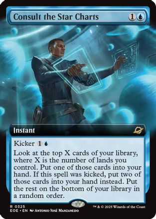 FOIL Consult the Star Charts (Extended Art) (EOE-325) - Edge of Eternities - Magic The Gathering - Single Cards