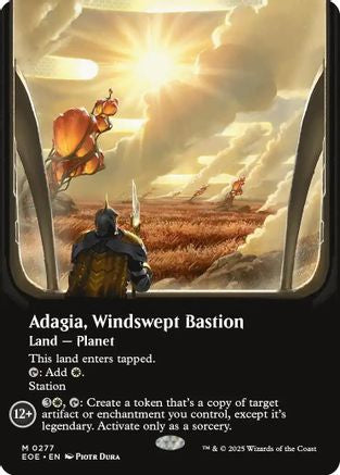 Adagia, Windswept Bastion (Borderless) (EOE-277) - Edge of Eternities - Magic The Gathering - Single Cards
