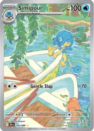 Simipour - 102/086 102 - SV Black Bolt Holofoil - Single Cards