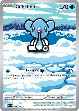 Cubchoo - 109/086 109 - SV Black Bolt Holofoil - Single Cards