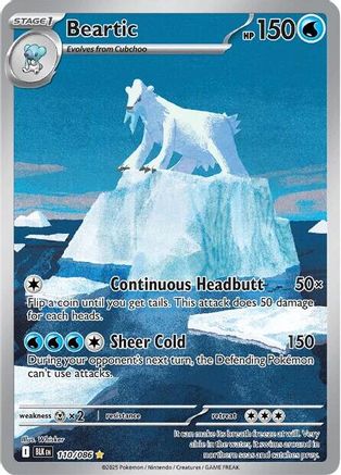 Beartic - 110/086 110 - SV Black Bolt Holofoil - Single Cards