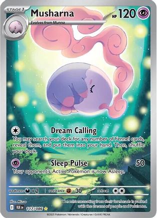 Musharna - 117/086 117 - SV Black Bolt Holofoil - Single Cards