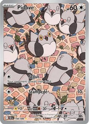 Pidove - 148/086 148 - SV Black Bolt Holofoil - Single Cards