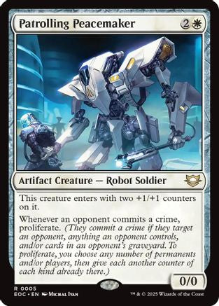 Patrolling Peacemaker (EOC-005) - Commander: Edge of Eternities - Magic The Gathering - Single Cards