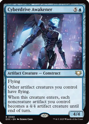 Cyberdrive Awakener (EOC-069) - Commander: Edge of Eternities - Magic The Gathering - Single Cards