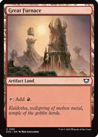 Great Furnace (EOC-161) - Commander: Edge of Eternities - Magic The Gathering - Single Cards