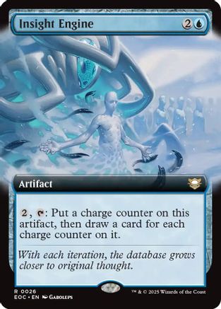 Insight Engine (Extended Art) (EOC-026) - Commander: Edge of Eternities - Magic The Gathering - Single Cards