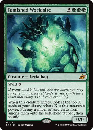 FOIL Famished Worldsire (EOE-182) - Edge of Eternities - Magic The Gathering - Single Cards