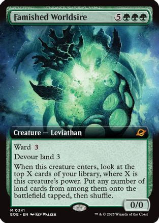 Famished Worldsire (Extended Art) (EOE-341) - Edge of Eternities - Magic The Gathering - Single Cards
