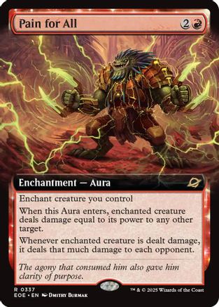 Pain for All (Extended Art) (EOE-337) - Edge of Eternities - Magic The Gathering - Single Cards