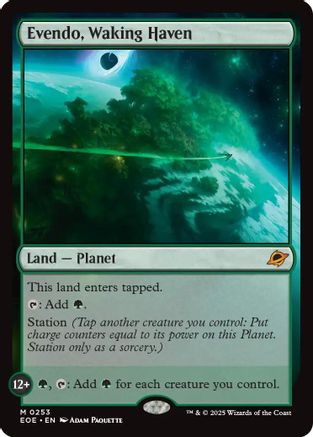 FOIL Evendo, Waking Haven (EOE-253) - Edge of Eternities - Magic The Gathering - Single Cards