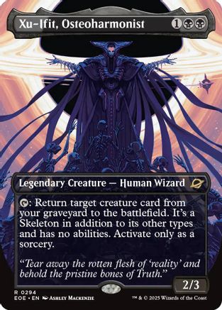 FOIL Xu-Ifit, Osteoharmonist (Borderless) (EOE-294) - Edge of Eternities - Magic The Gathering - Single Cards