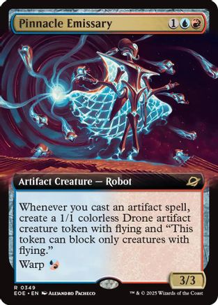 Pinnacle Emissary (Extended Art) (EOE-349) - Edge of Eternities - Magic The Gathering - Single Cards