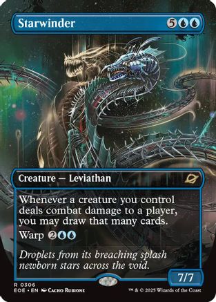 Starwinder (0306) (Borderless) (EOE-306) - Edge of Eternities - Magic The Gathering - Single Cards