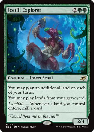 FOIL Icetill Explorer (EOE-192) - Edge of Eternities - Magic The Gathering - Single Cards