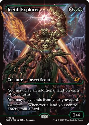 FOIL Icetill Explorer (Showcase) (EOE-362) - Edge of Eternities - Magic The Gathering - Single Cards