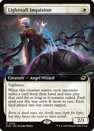 FOIL Lightstall Inquisitor (Extended Art) (EOE-320) - Edge of Eternities - Magic The Gathering - Single Cards
