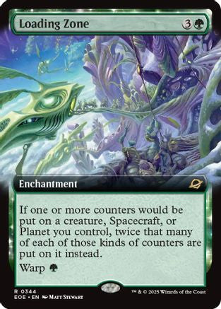 Loading Zone (Extended Art) (EOE-344) - Edge of Eternities - Magic The Gathering - Single Cards