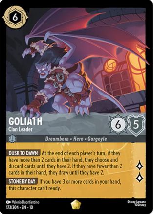 Goliath - Clan Leader (173/204) - Whispers in the Well COLD FOIL - Single Cards