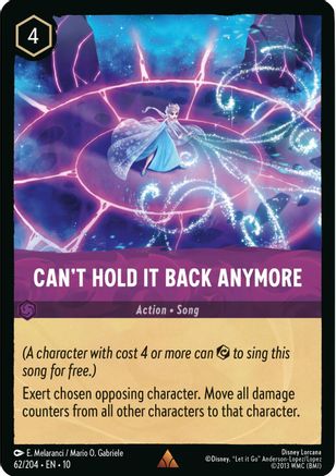 Can't Hold It Back Anymore (62/204) - Whispers in the Well COLD FOIL - Single Cards