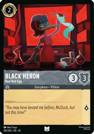 Black Heron - Real Bad Egg (182/204) - Whispers in the Well COLD FOIL - Single Cards