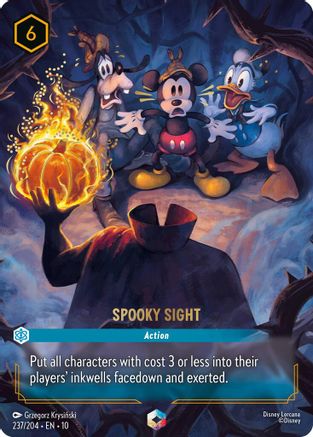 Spooky Sight (Enchanted) (237/204) - Whispers in the Well HOLOFOIL - Single Cards