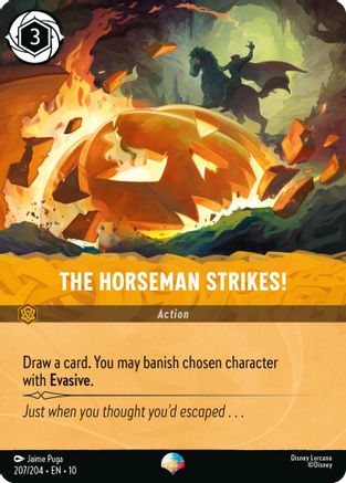 The Horseman Strikes! (Epic) (207/204) - Whispers in the Well HOLOFOIL - Single Cards