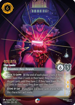 Goliath - Clan Leader (Enchanted) (238/204) - Whispers in the Well HOLOFOIL - Single Cards