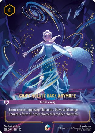 Can't Hold It Back Anymore (Enchanted) (228/204) - Whispers in the Well HOLOFOIL - Single Cards