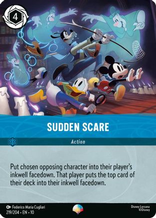 Sudden Scare (Epic) (219/204) - Whispers in the Well HOLOFOIL - Single Cards