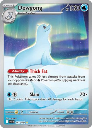 Dewgong - 097/094 97 - ME02 Phantasmal Flames Holofoil - Single Cards