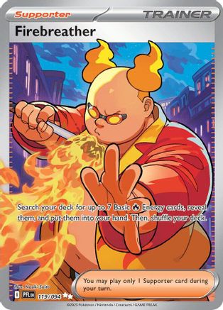 Firebreather - 119/094 119 - ME02 Phantasmal Flames Holofoil - Single Cards