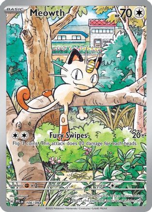 Meowth 106 - ME02 Phantasmal Flames Holofoil - Single Cards
