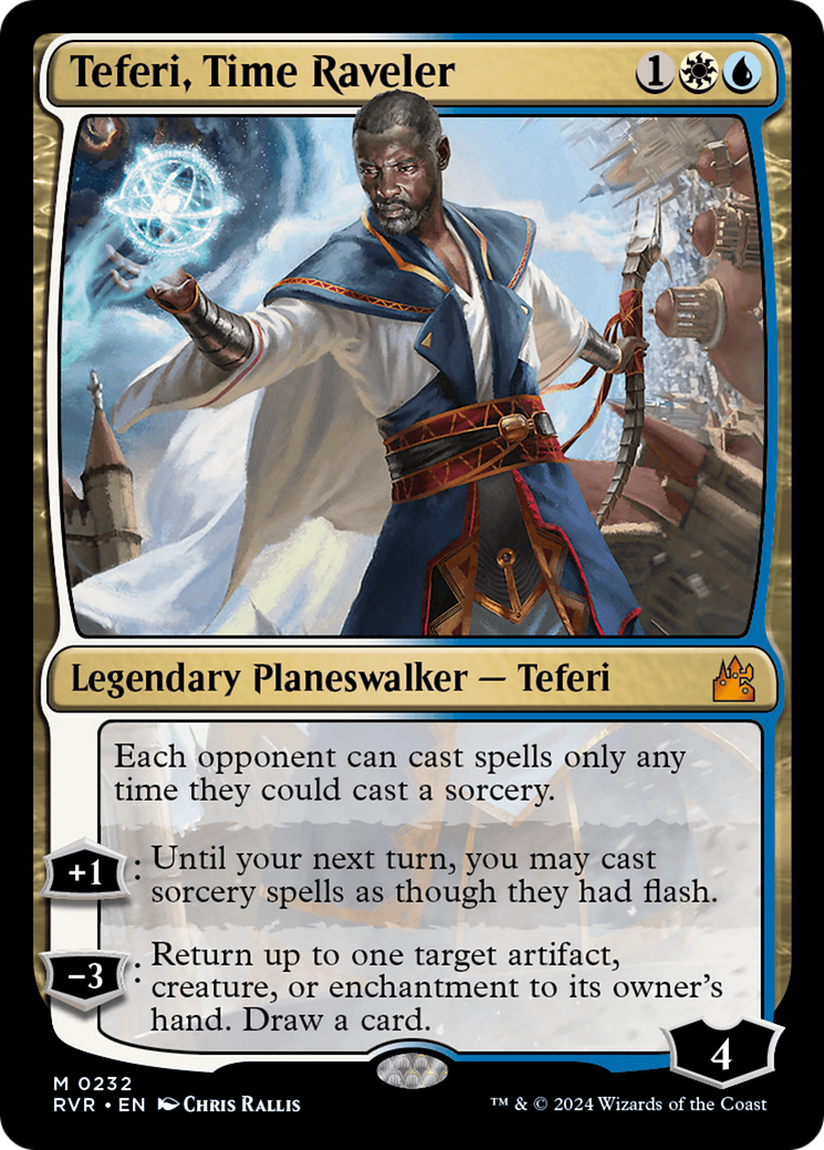 Teferi, Time Raveler (RVR-232) - Ravnica Remastered - Magic The Gathering - Single Cards
