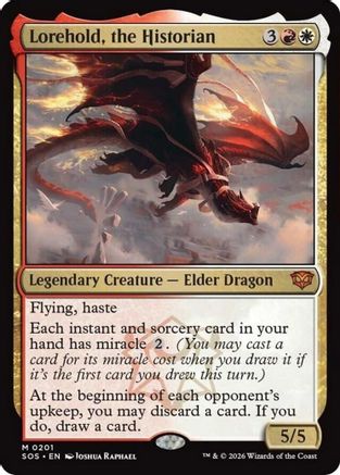 Lorehold, the Historian (SOS-201) - Secrets of Strixhaven - Magic The Gathering - Single Cards