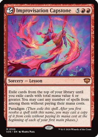 Improvisation Capstone (SOS-120) - Secrets of Strixhaven - Magic The Gathering - Single Cards