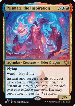 Prismari, the Inspiration (SOS-212) - Secrets of Strixhaven - Magic The Gathering - Single Cards
